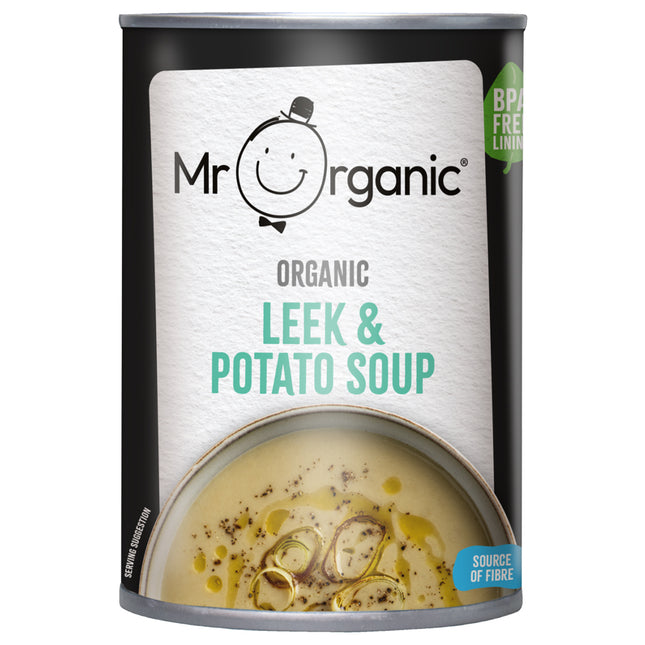 Mr Organic Leek & Potato Soup 400g