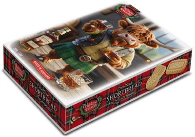 Highland Speciality Shortbread Assortment Highland Cow with Whisky 200g