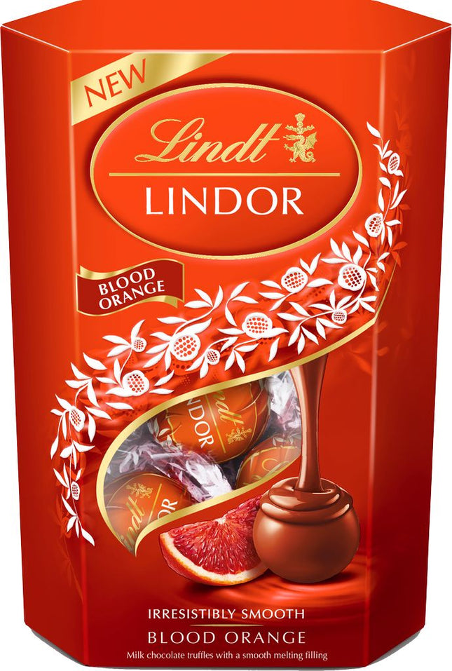 Lindt Lindor Blood Orange Cornet 200G