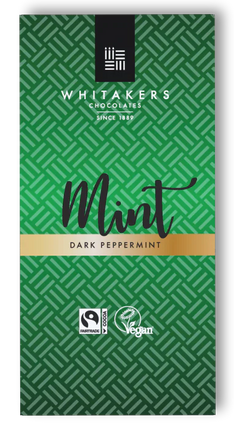 Whitakers Chocolate Whitakers Dark Mint Chocolate Bar 90g