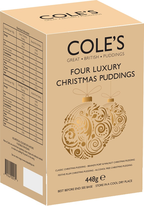 Cole's Christmas Selection 4 x 112g