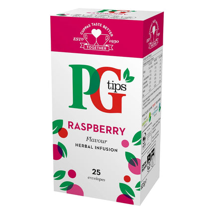 PG Tips Envelopes 25s Raspberry Tea 63g