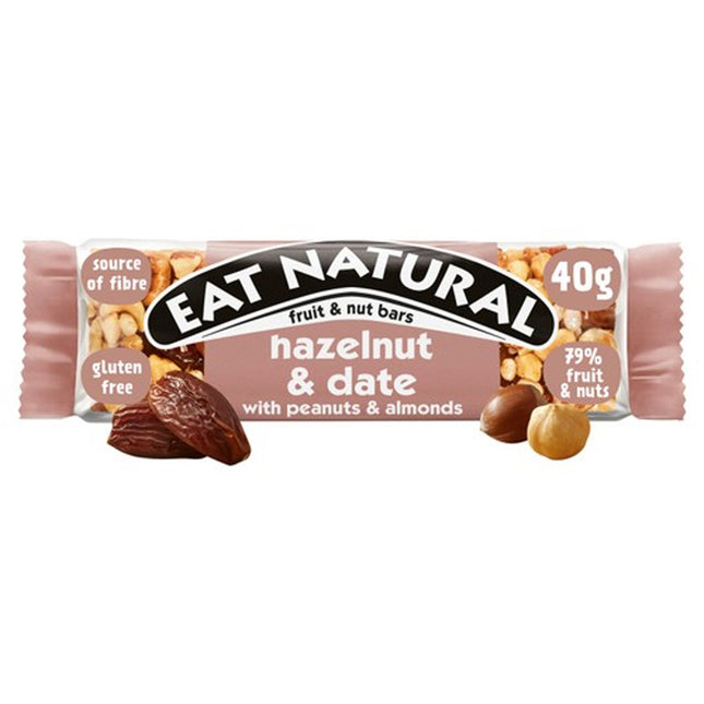 Eat Natural F&N HAZELNUT DATES AND PEANUT T1X12 HFSS 40g