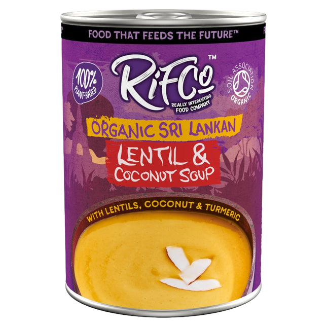 Rifco Organic Sri Lankan Lentil & Coconut Soup 400g