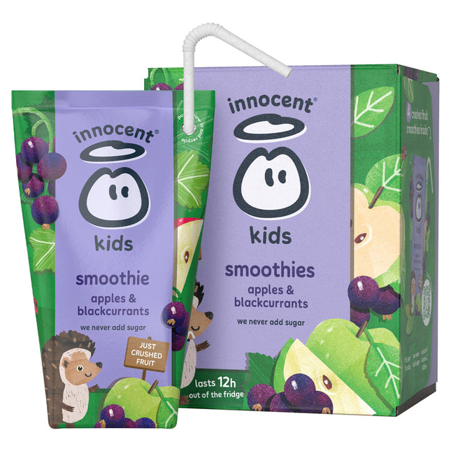 Innocent Kids Apple & Blackcurrant 4Pk 4X150ML