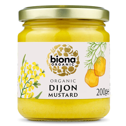 Biona Organic French Dijon Mustard Strong 200g