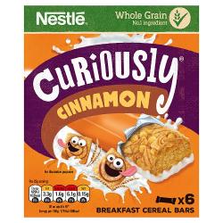 Curiously Cinnamon Cereal Bars 6pk 25g
