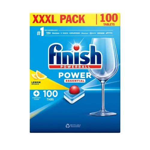 Finish Power Essential Lemon 100s