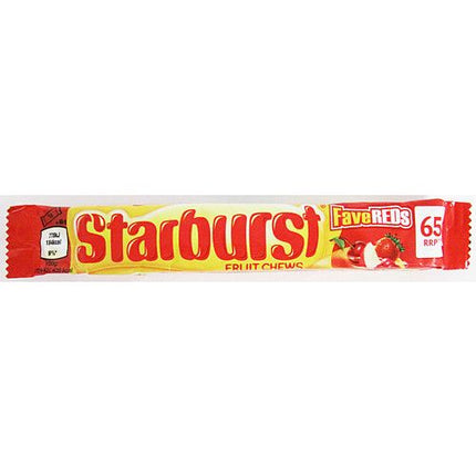Starburst Fave Reds Fruit Chews Sweets £0.65 PMP 45g