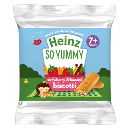 Heinz Strawberry & Banana Biscotti Reduced Sugar 60g