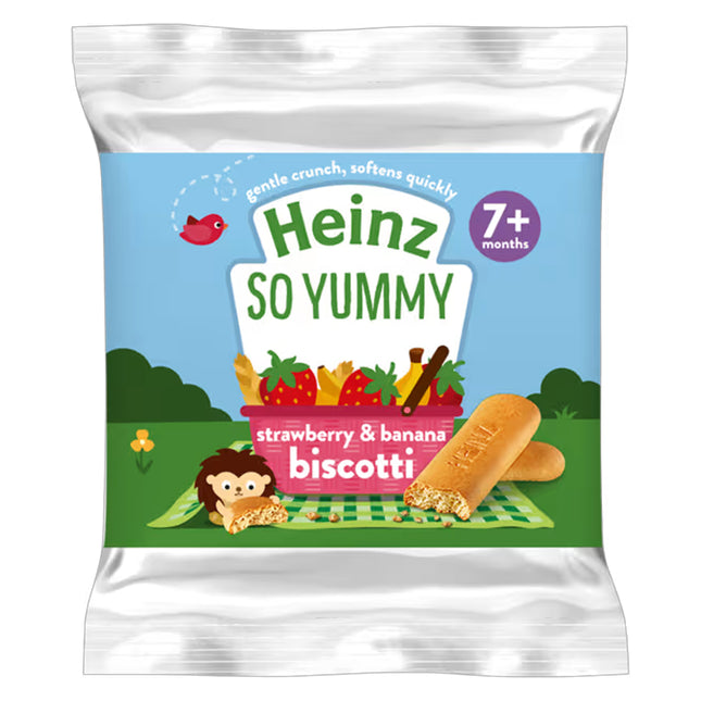 Heinz Strawberry & Banana Biscotti Reduced Sugar 60g
