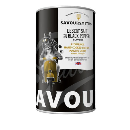 Savoursmiths Desert Salt and Black Pepper Flavour Potato Crisps 100g