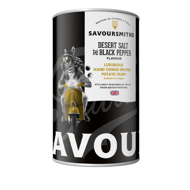 Savoursmiths Desert Salt and Black Pepper Flavour Potato Crisps 100g