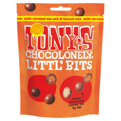 Tony's Chocolonely Littl' Bits Caramel Sea Salt 100g