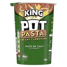 Pot Pasta Instant Hot Snack Pot Carbonara 69g