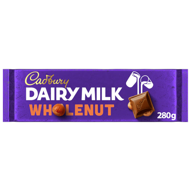 Cadbury Dairy Milk Whole Nut 280g
