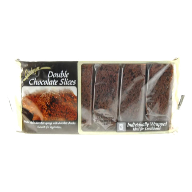 Goodwyns Double Chocolate Cake Slices 180G