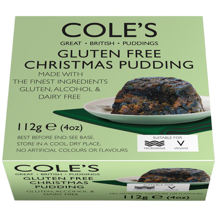 Cole's Gluten Free Christmas Pudding 112g