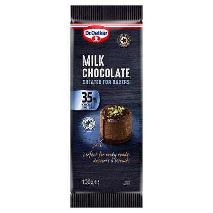 Dr. Oetker Milk Chocolate Bar 35% 100g