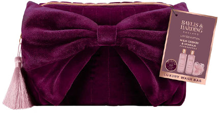 Wild Cherry & Vanilla Luxury Wash Bag Gift Set 950g