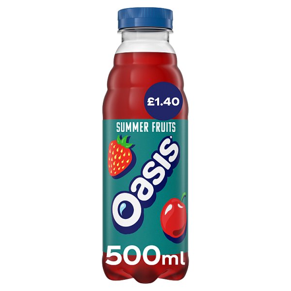 Oasis Summer Fruit PMP £1.40 500ml