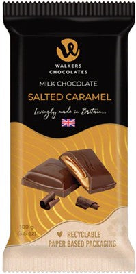 Walkers - Bar - Milk Chocolate -  Salted Caramel 100g