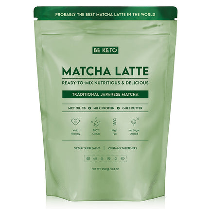 BeKeto Matcha Latte Traditional Japanese 250g
