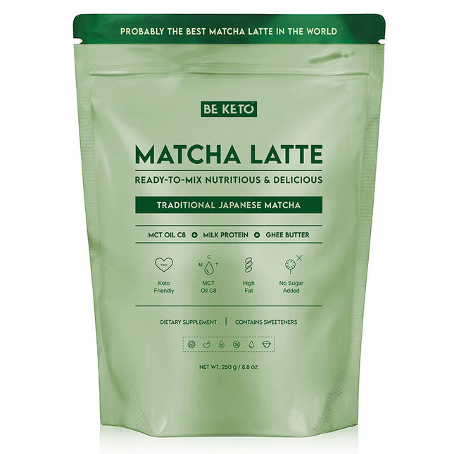BeKeto Matcha Latte Traditional Japanese 250g