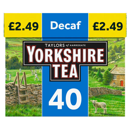 Taylors Decaf Teabags 40 S Pm£2.49 125G