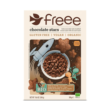 Freee Organic & Gluten Free Chocolate Stars 300g