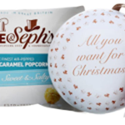 Joe & Seph's Bauble Salted Caramel (Cream & Gold)  23g