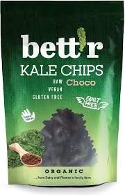Bett'r Kale Chips With Chocolate And Almond 30G