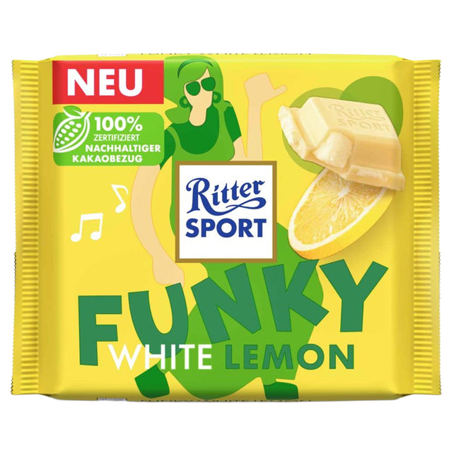 Ritter Sport Tasty Vibes Funky White Lemon 100g