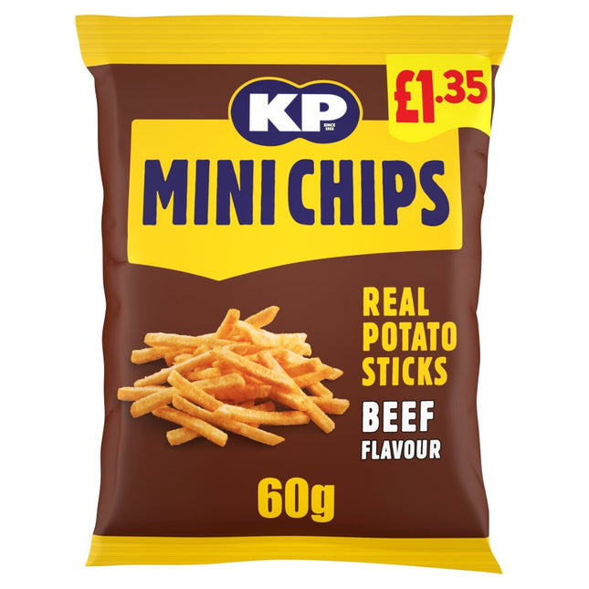 KP Minichips BBQ Beef Crisps 60g, £1.35 PMP