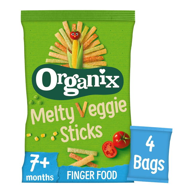 Organix Melty Veggie Sticks Multipack 4 x 15g