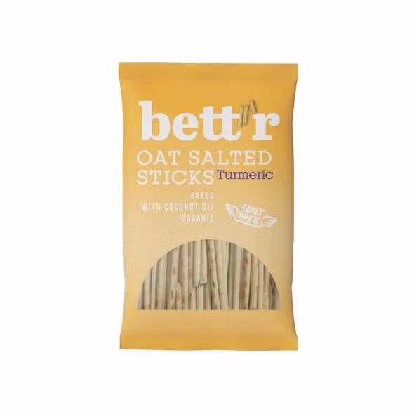 Bett'r Oat Salted Sticks Turmeric 50g