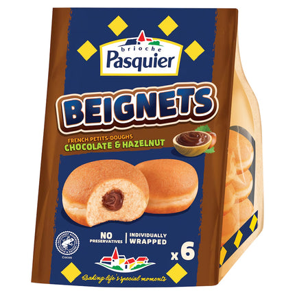 Brioche Pasquier Chocolate Beignets 6 Pack