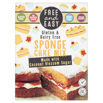 Free And Easy Gluten & Dairy Free Sponge Cake Mix 350g