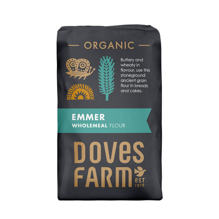 Doves Farm Organic Emmer Wholemeal Flour (Stoneground) 1kg