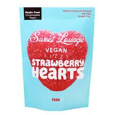 Sweet Lounge Vegan Fizzy Blue Raspberry Bottles Pouch 130g