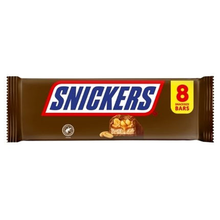Snickers Chocolate Snack Size Bars Multipack 284g