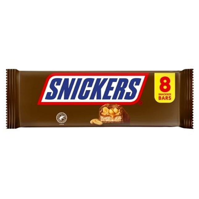 Snickers Chocolate Snack Size Bars Multipack 284g