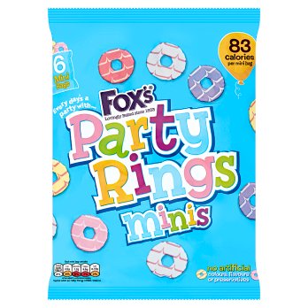 Fox's Party Rings Minis 126g