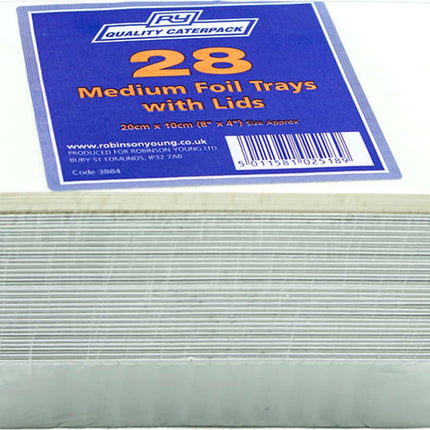 Caterpack Foil Trays Medium 28s