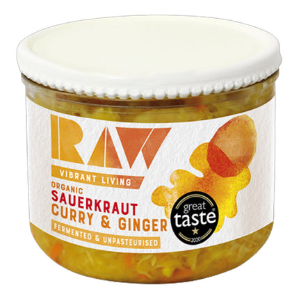 Raw Fresh Kraut Curry & Ginger Organic 410g