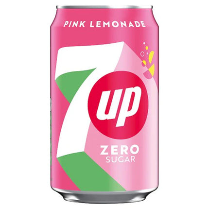 7UP Zero Lemonade Lemon Can 330ml