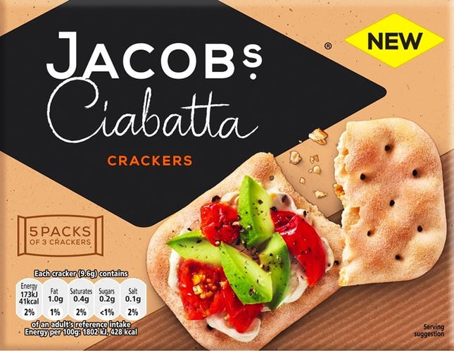 Jacob's Ciabatta Original Crackers Multipack 5 x 28g