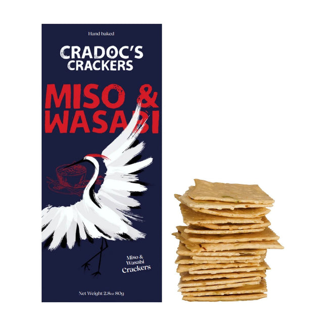 Cradocs Miso and Wasabi Cracker 80g