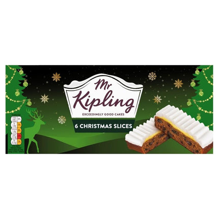Mr Kipling Xmas Slices 6 Pack