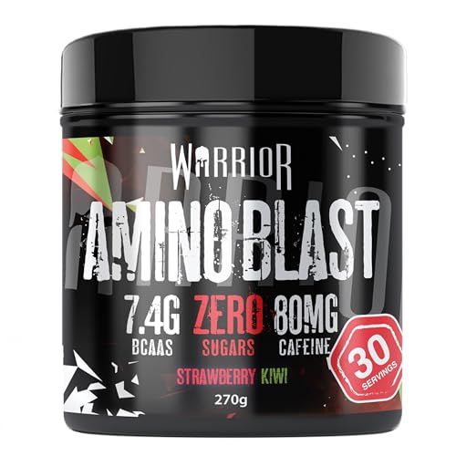 Warrior Amino Blast Energy Powder Strawberry Kiwi 270g